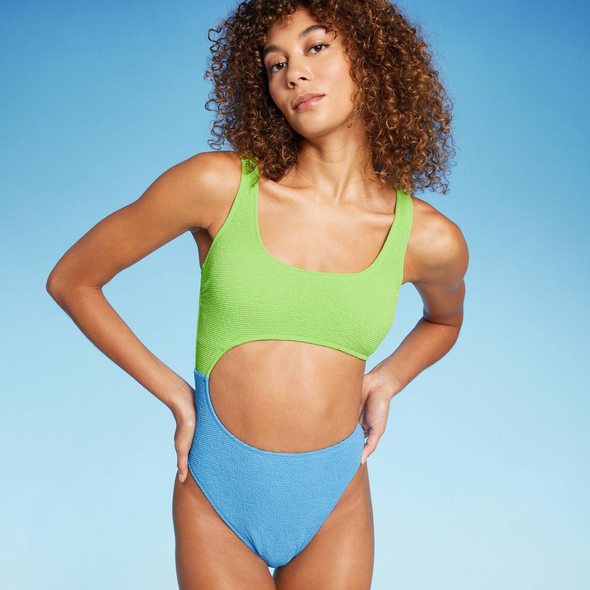 Women's Cut Out One Piece Swimsuit - Wild Fable™ | Target