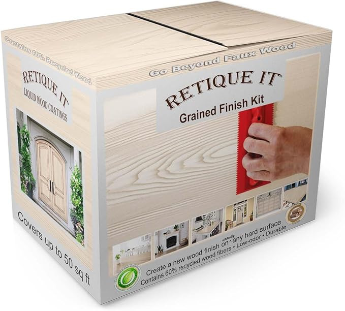 Wood Finish Muli-Purpose Kit – GO Beyond Faux Wood with Paintable Liquid Wood Based Primer and ... | Amazon (US)