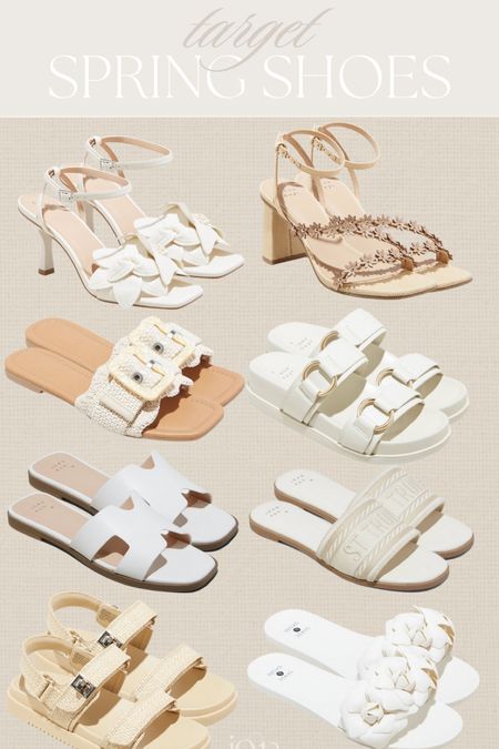 New spring shoes from target 🤍

#target #targetstyle #sandals #heels #springshoes #newshoes #vacay #anewday 

#LTKSeasonal #LTKfindsunder50 #LTKshoecrush