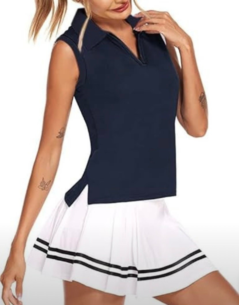 Women’s golf tennis shirt sleeveless polo activewear casual summer tops

#LTKSeasonal #LTKSaleAlert #LTKActive