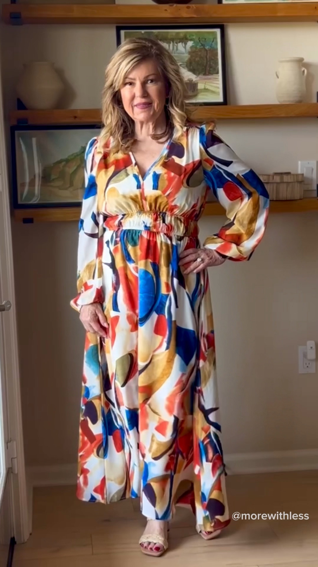 I'm loving this colorful spring dress that I found from Amazon! 🌸

spring dresses / spring outfit / colorful dresses for spring / beige sandals / wedding guest dress

#LTKparties #LTKover40 #LTKfindsunder50
