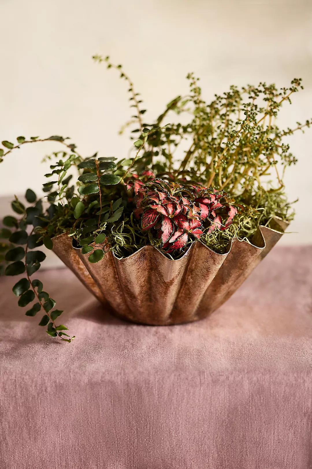 Golden Handkerchief Planter | Anthropologie (US)