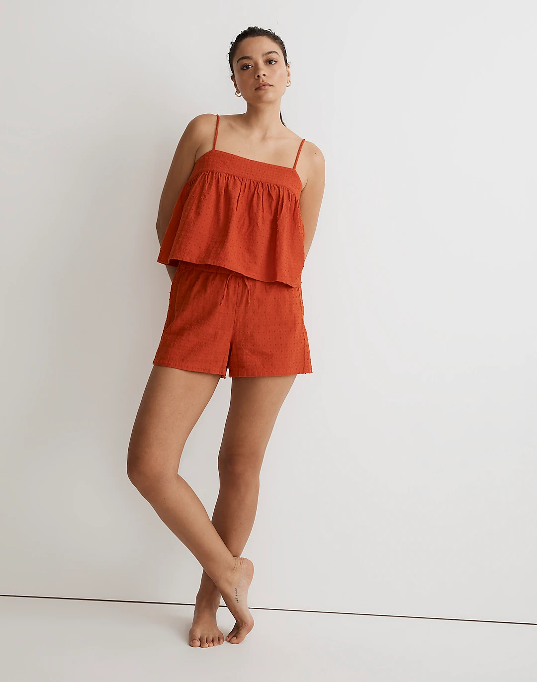 Swiss Dot Babydoll Pajama Set | Madewell