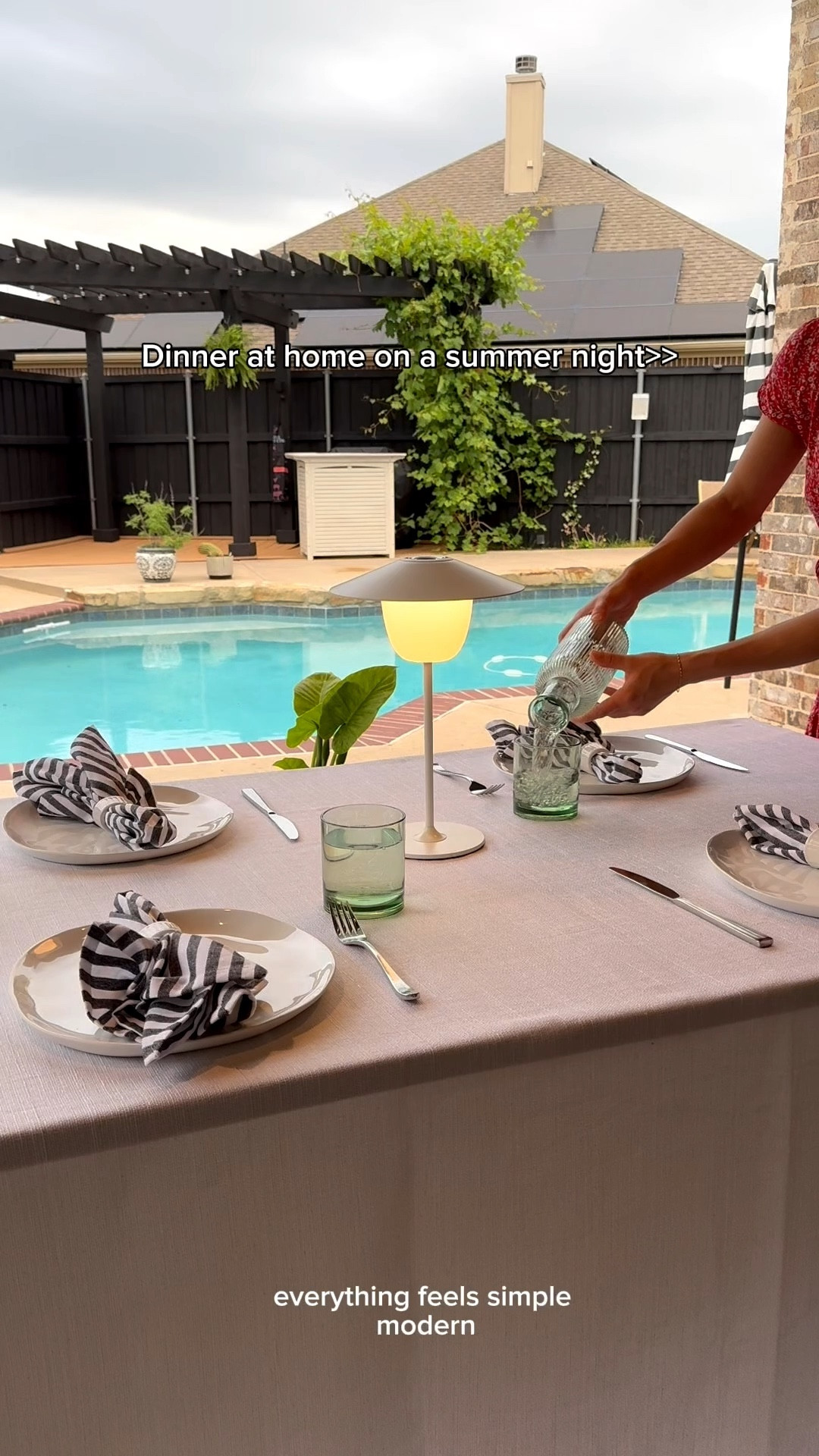 Summer evenings at home feel better when everything is simple, modern, and made for real life 🤍 #AllModern #ModernMadeSimple #outdoor #summer 
