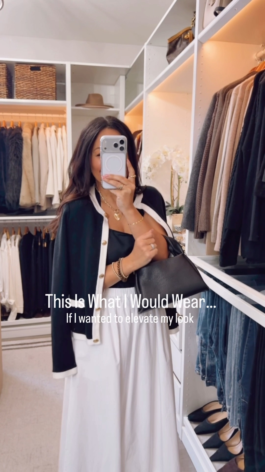 Pieces that will instantly elevate your style! Chic and effortless
I wear an xs in the skirt, I’m normally a 26 in denim. Everything else is TTS

#quincepartner @Quince