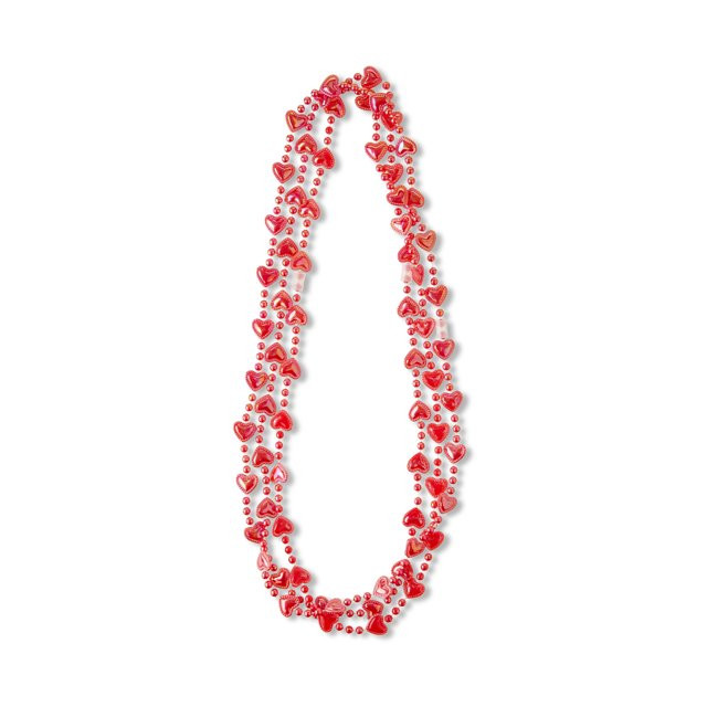 Valentine's Day Red Mini Heart Necklaces, 3 Count, by Way To Celebrate - Walmart.com | Walmart (US)
