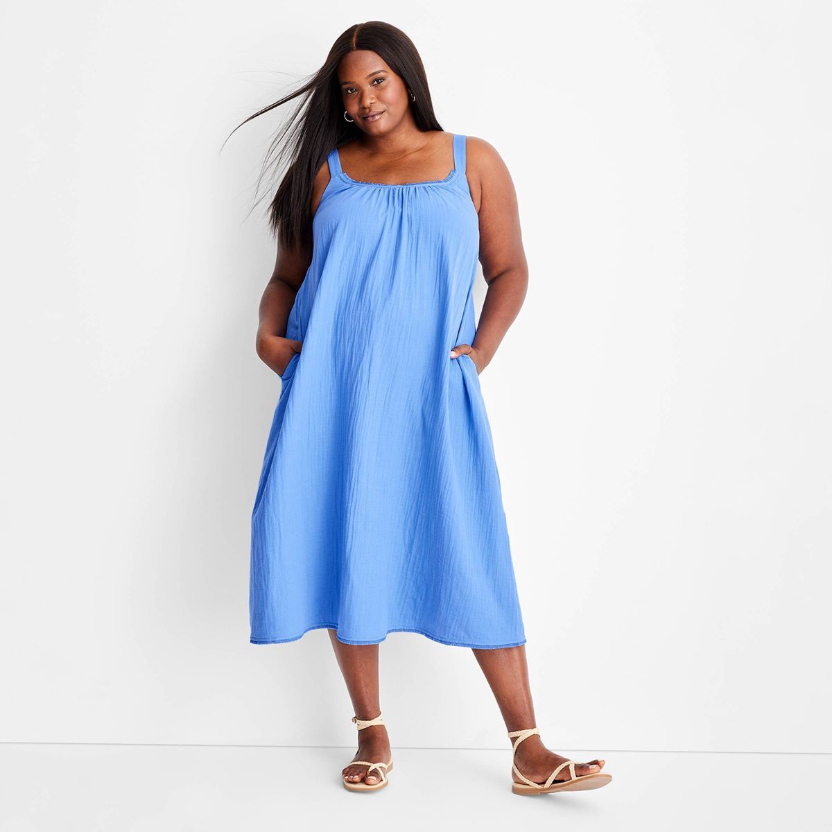 Women's Sleeveless Low Back Maxi Dress - Future Collective™ with Jenny K. Lopez | Target