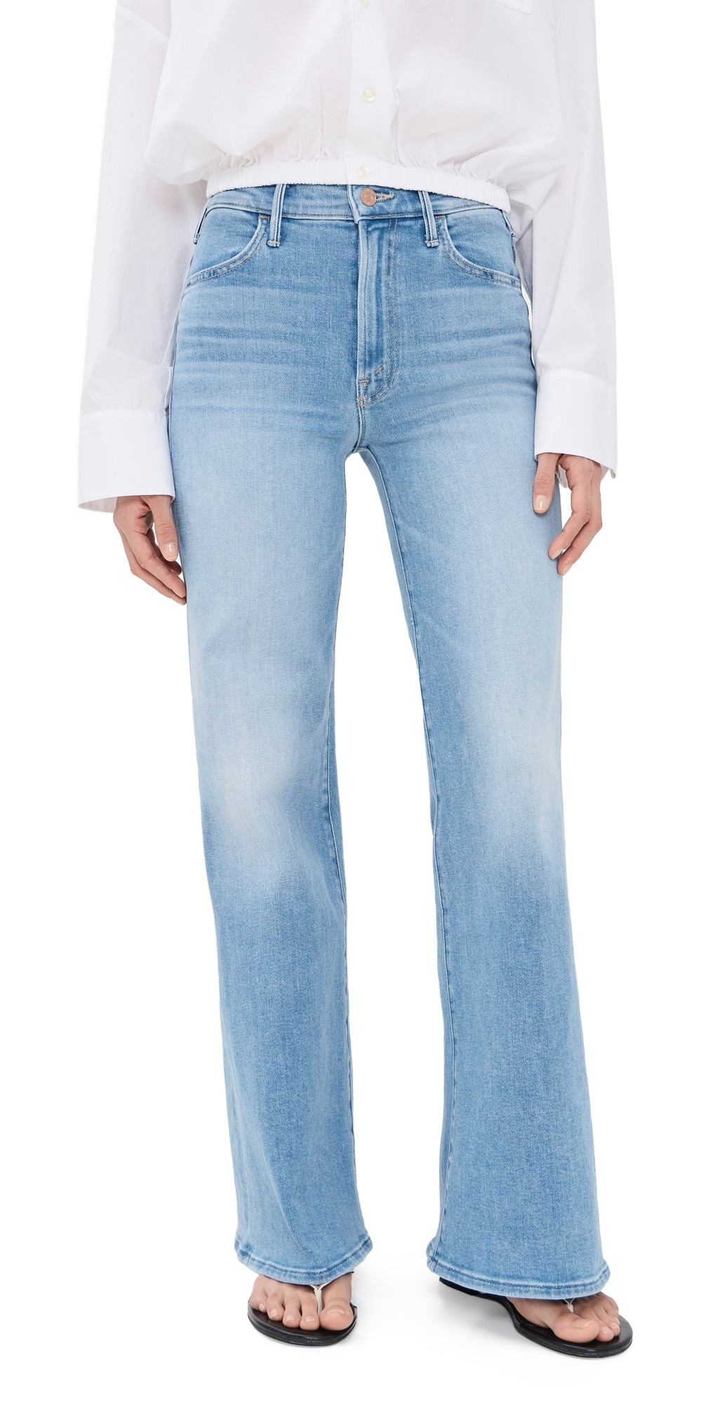 MOTHER The Hustler Roller Sneak Jeans Room Service 25 | Shopbop