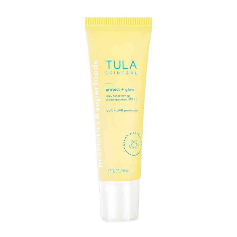 TULA Skincare Protect + Glow Daily Sunscreen Gel Broad Spectrum SPF 30 - 1.7 fl oz - Ulta Beauty | Target