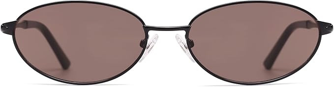Appassal Retro Oval Sunglasses for Women Mens with Spring Hinge Sunnies AP3696 | Amazon (US)