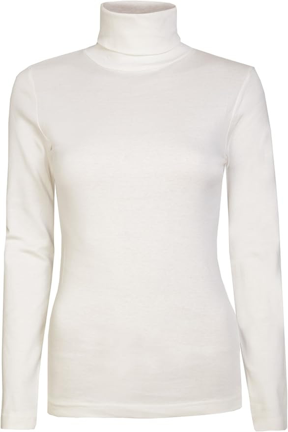 Brody & Co. Womens Roll Necks Ladies Polo Neck Tops Exclusively Plain Winter Ski Quality Stretch ... | Amazon (UK)