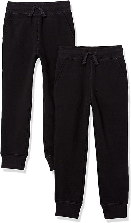 Amazon Essentials Boys and Toddlers' Fleece Jogger Sweatpants, Multipacks | Amazon (US)