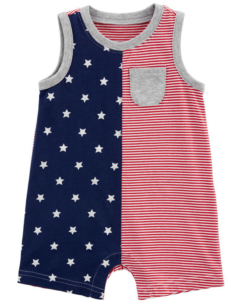 Baby 4th Of July Cotton Romper | Carter's