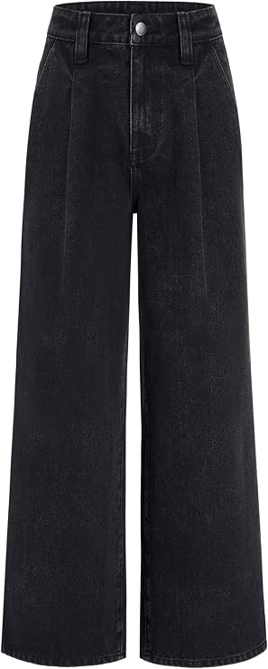 CIDER Jeans for Women High Waist Wide Leg Jeans Straight Leg Trousers Baggy Denim Pants with Pock... | Amazon (US)