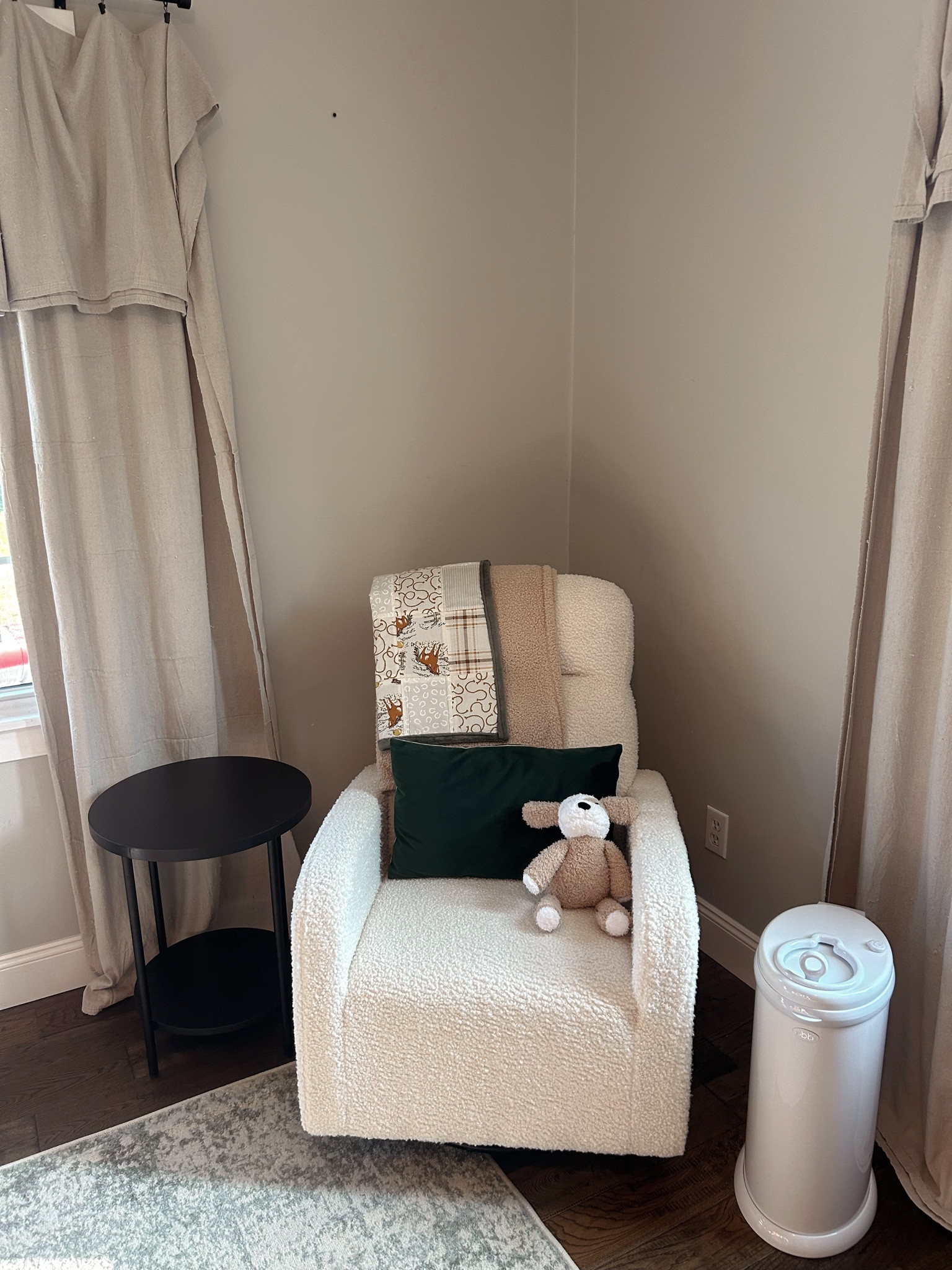 Nursery glider ☁️✨

Amazon baby favorites | target | Walmart | baby boy nursery finds | nursery glider and rocking chairs 

#LTKBump #LTKHome #LTKBaby