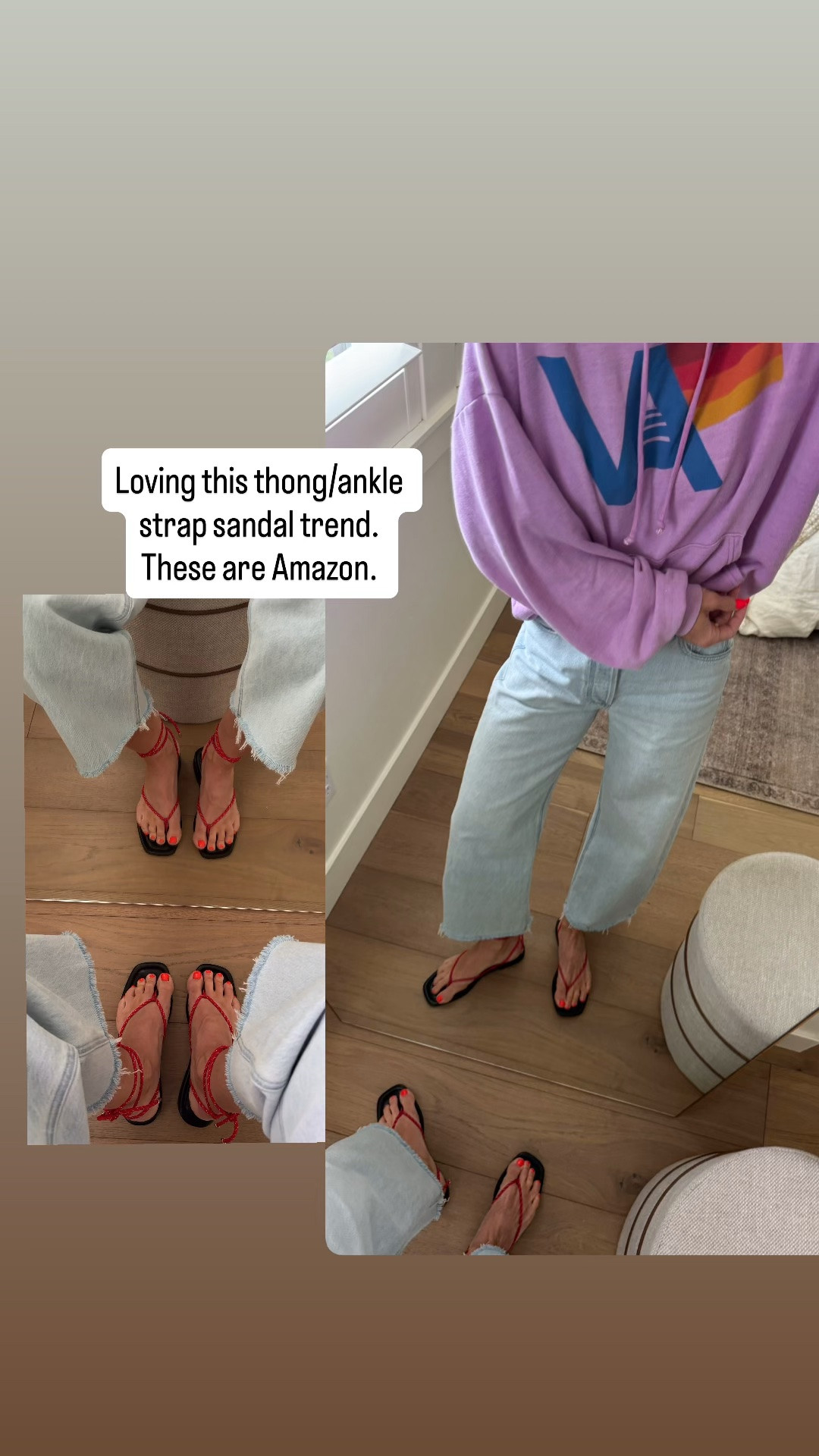 Loving all ankle tie sandals for summer. Found this cute red pair on Amazon.

#LTKootd #LTKmomlife #LTKOver40
