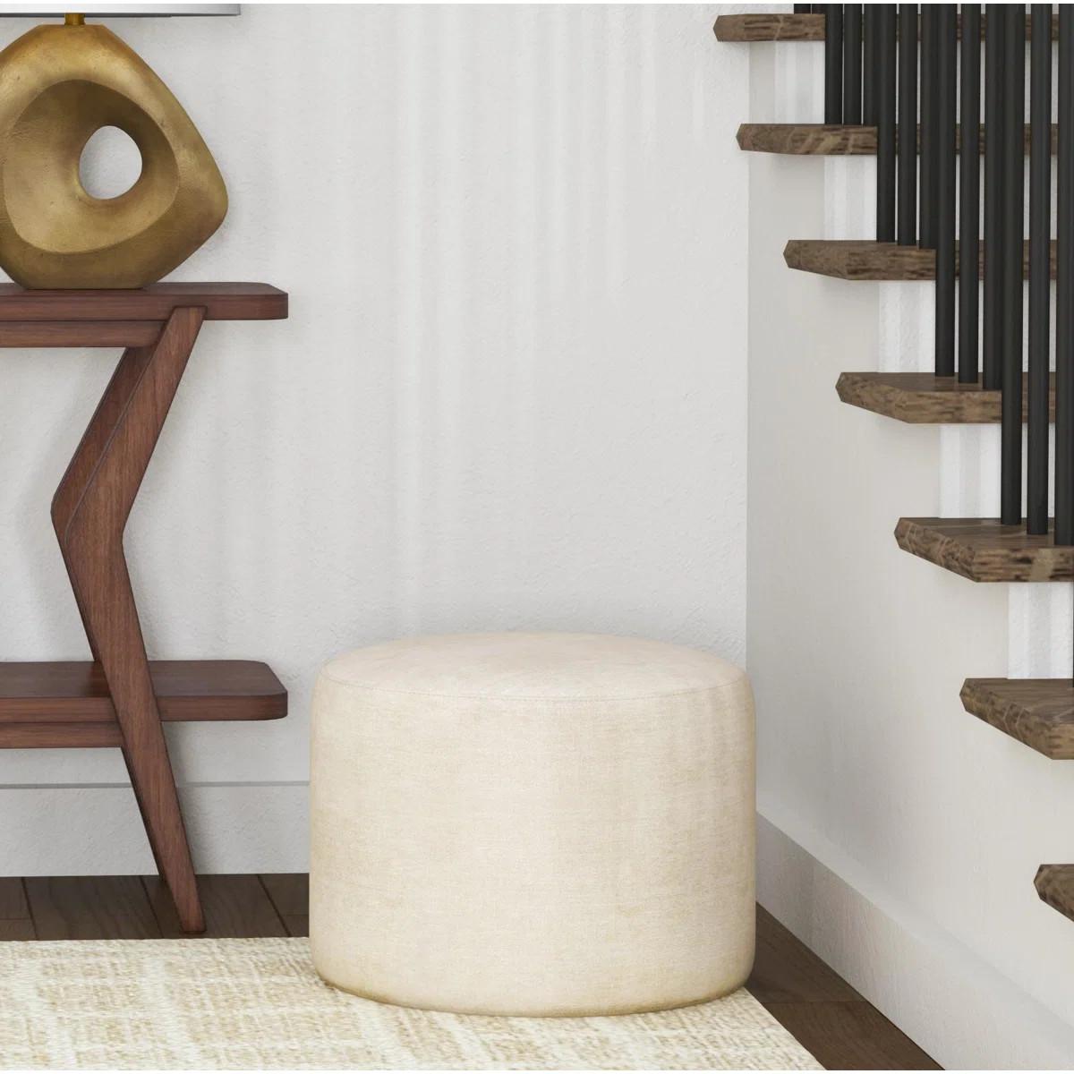 Tywon Upholstered Pouf | Wayfair North America