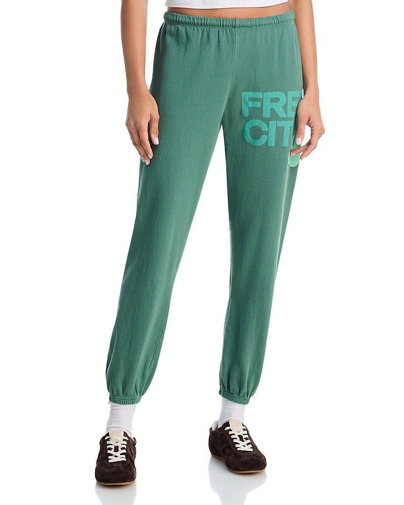 Free City Cotton Logo Sweatpants in Eatgreen | Bloomingdale's (US)