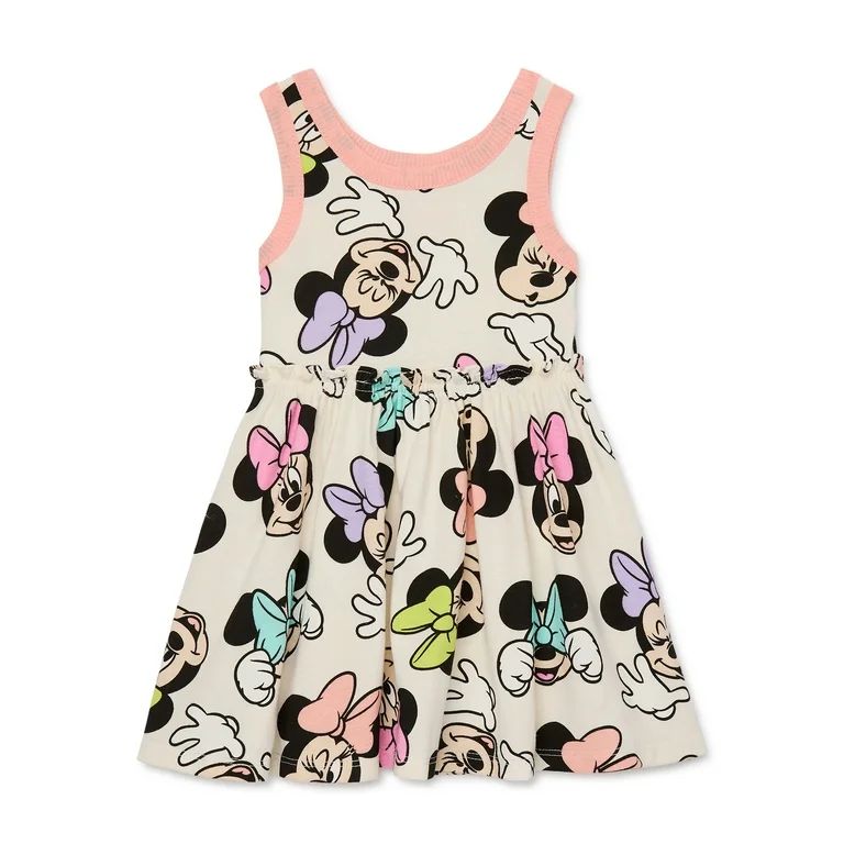 Minnie Mouse Toddler Girls Tank Dress, Sizes 12M-5T | Walmart (US)