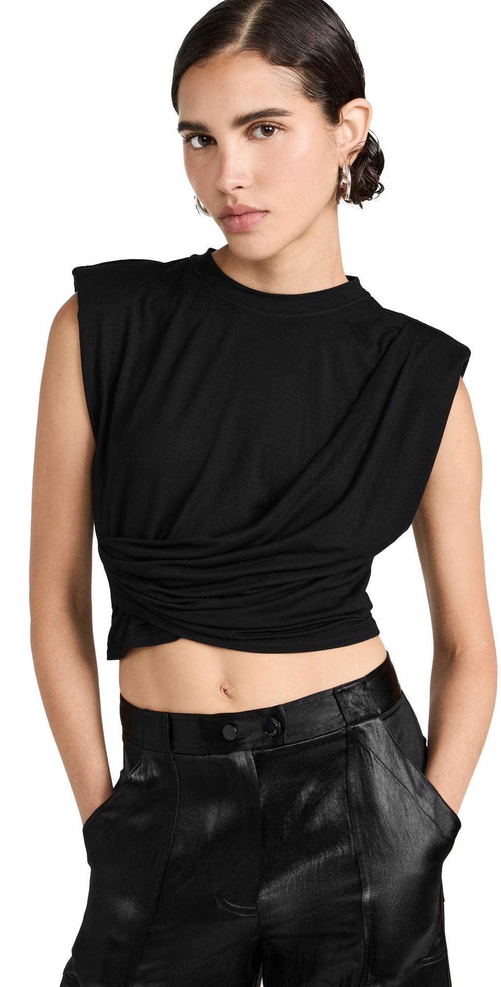 SIMKHAI Estelle Top Black S | Shopbop