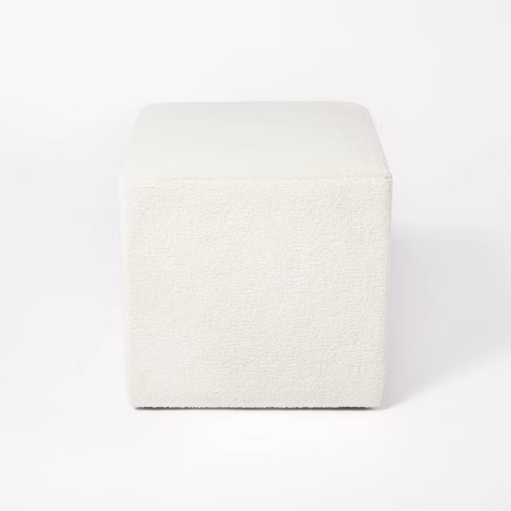 Lynwood Square Upholstered Cube - Threshold™ designed with Studio McGee | Target