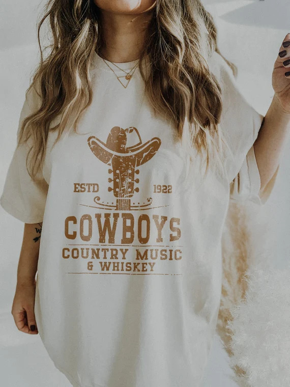 Country Music Shirt Whiskey Shirt Western Graphic Tee Cute | Etsy | Etsy (US)