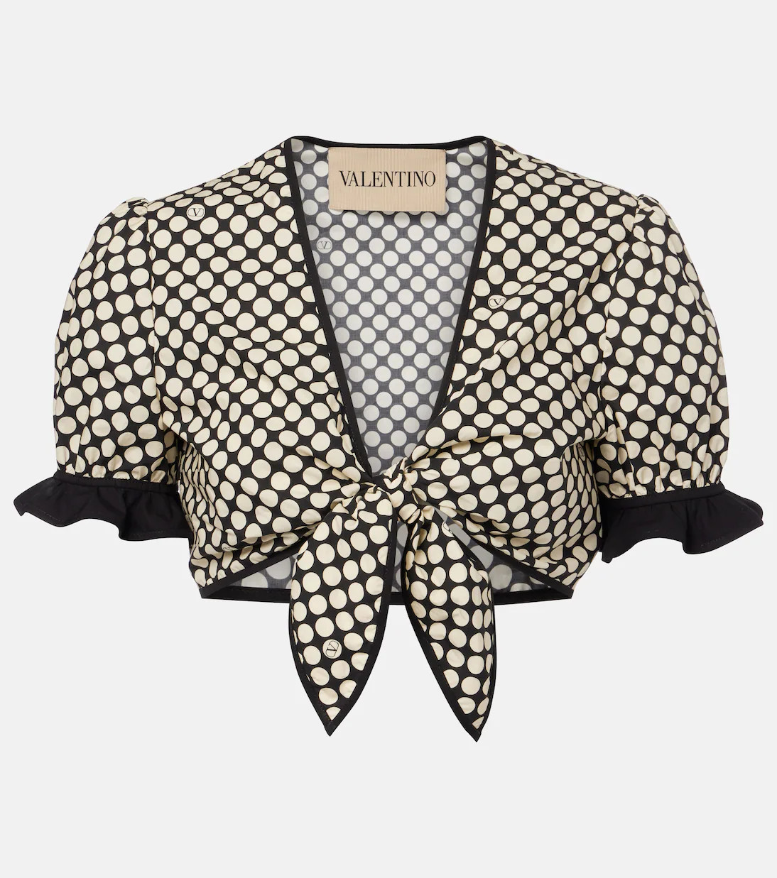 Plus De Pois cotton poplin crop top | Mytheresa (IT)