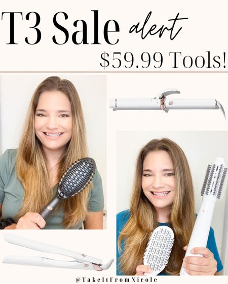 One of my FAVORITE SALES! T3 has a bunch of hair tools on sale for $59.99 including the best deal I've ever seen on my airbrush duo and Edge brush! 

#LTKfindsunder100 #LTKbeauty #LTKsalealert