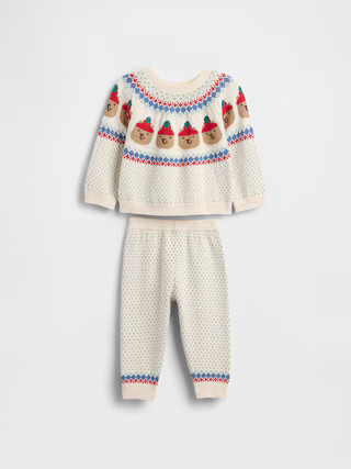 Baby Bear Fair Isle Sweater Outfit Set | Gap (CA)
