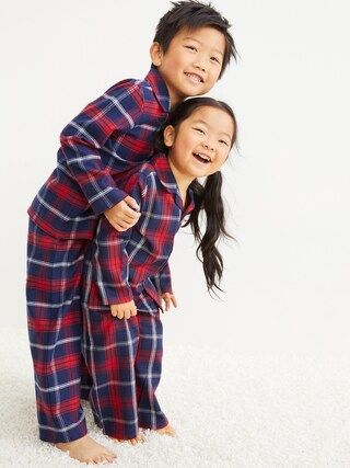 Unisex Matching Flannel Pajama Set for Toddler &#x26; Baby | Old Navy (CA)