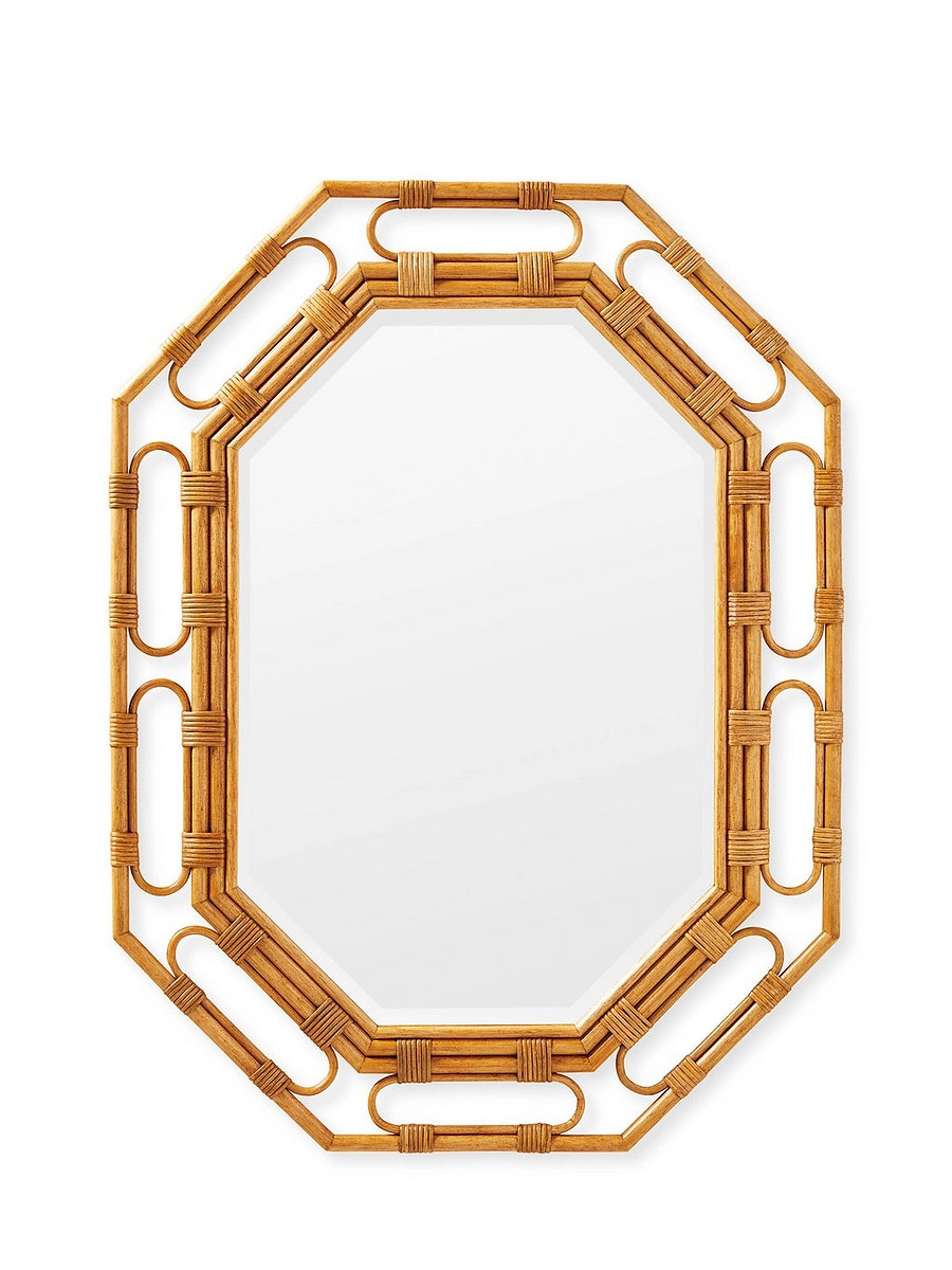 Larchmont Rattan Mirror | Serena and Lily