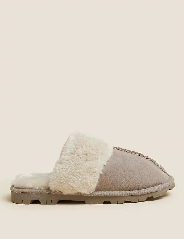 Suede Mule Slippers | M&S Collection | M&S | Marks & Spencer (UK)