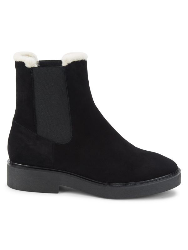 Alpine Faux Fur Lined Suede Chelsea Boots | Saks Fifth Avenue OFF 5TH (Pmt risk)