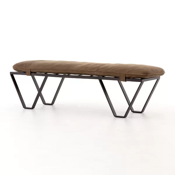 Stefania Leather Bench | Wayfair North America