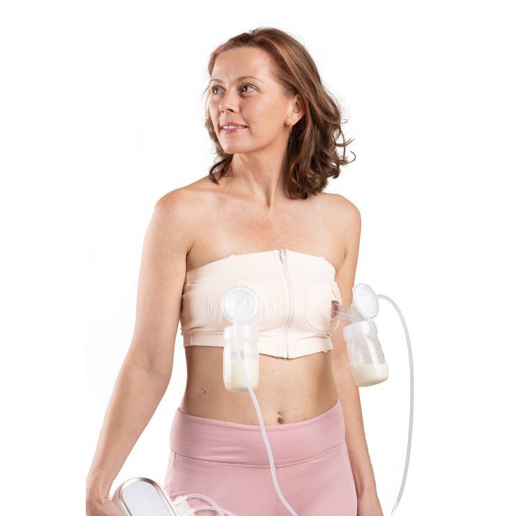 Simple Wishes Hands Free Pumping Bra Adjustable Fit Bra - Adjustable XS-L | Target