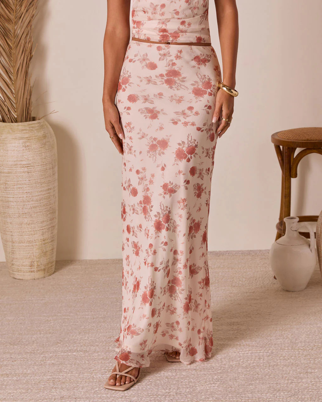 Romance Rewritten Floral Maxi Skirt | VICI
