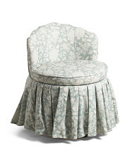 22x30 Scalloped Skirted Swivel Dining Chair | Chairs & Seating | Marshalls | Marshalls