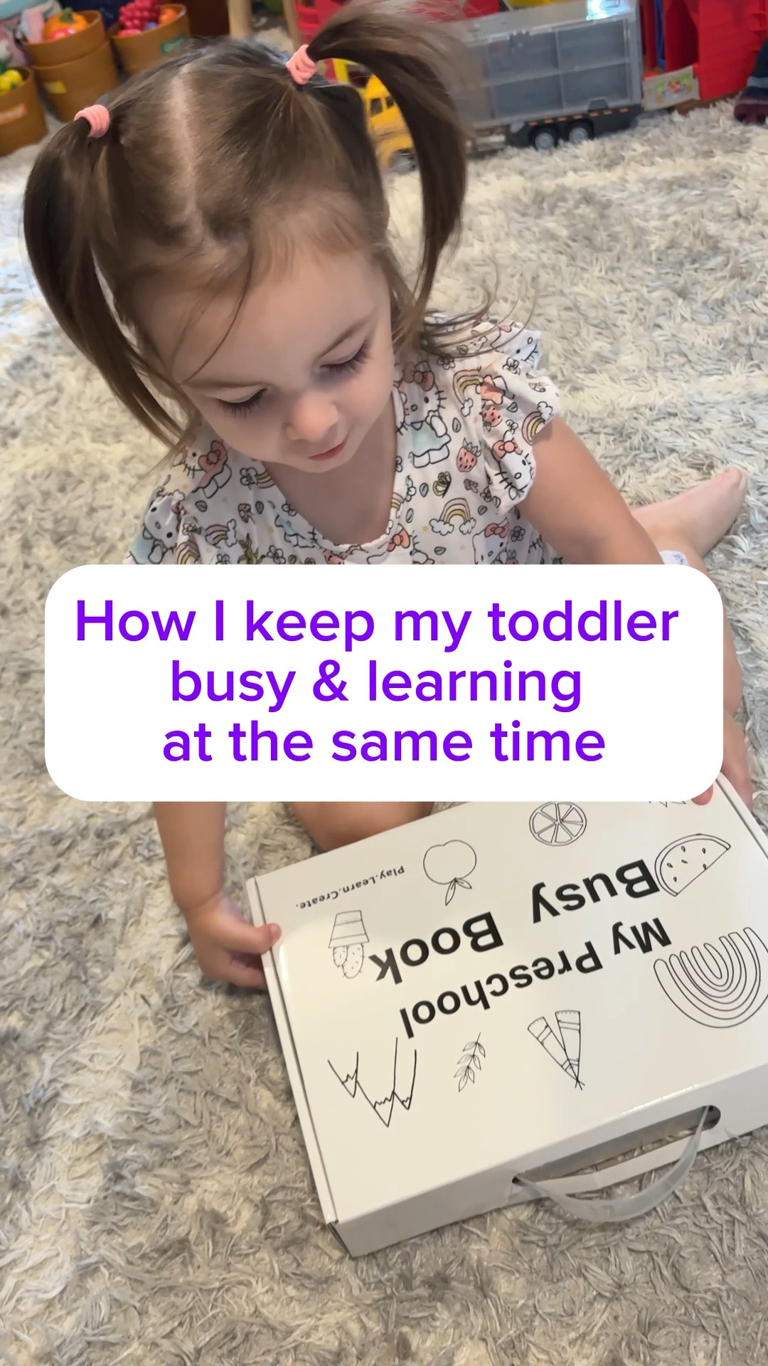 This Montessori Busy Book comes with 30 interactive pages filled with velcro matching activities (colors, shapes, letters, numbers, animals + more).

It also includes markers for tracing lines, numbers, and the alphabet, plus a storage bag so all the little pieces stay together — perfect for at home or on the go (car rides, waiting rooms, travel). 🚗✈️

It’s hands-on, screen-free, and keeps her focused while sneaking in early learning. 💕

📘 Perfect for toddlers & preschoolers learning letters, numbers & colors.
⚡️Limited-time deal right now 

#earlylearning #earlyeducation #toddlerlearning #toddlerplay #toddlergiftidea #amazonfinds

#LTKFamily #LTKSaleAlert #LTKKids