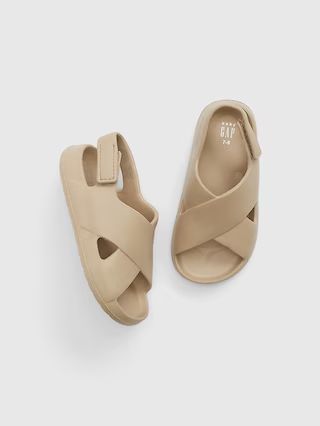 Toddler Crossover Rubber Sandals | Gap (US)