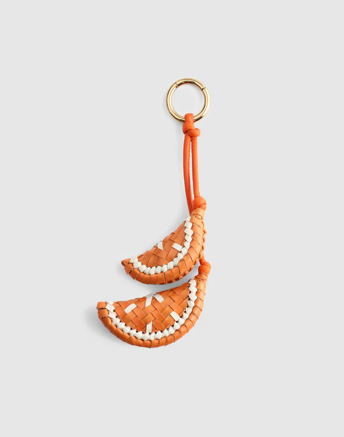 Woven Citrus Bag Charm | Madewell