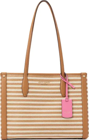 kate spade new york medium market stripe tote bag | Nordstrom | Nordstrom