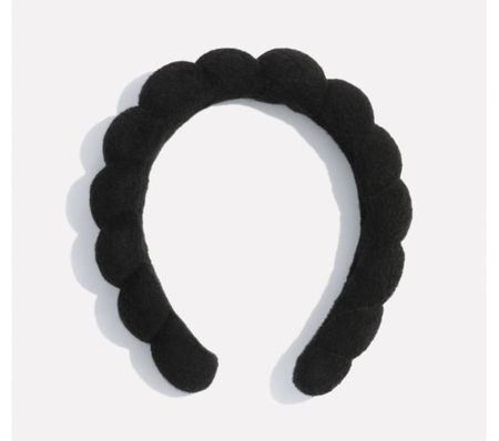 For a limited time, you can buy the skincare headband in black! 