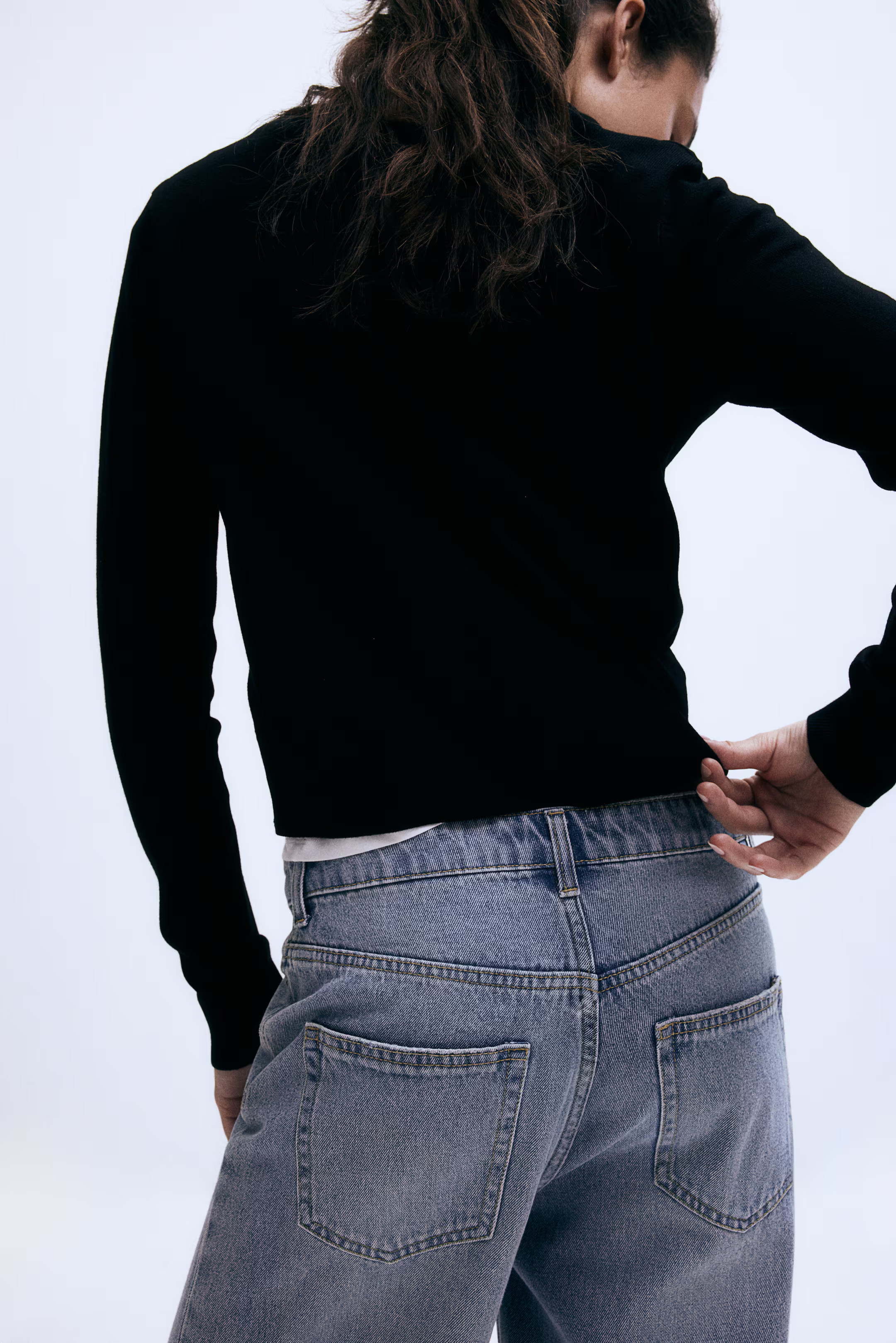 Fine-knit cardigan - Black - Ladies | H&M GB | H&M (UK, MY, IN, SG, PH, TW, HK)