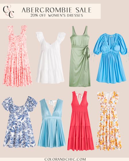 Abercrombie 20% off sale on all women’s dresses! Perfect dresses for Easter, vacation outfits or as casual spring dresses. Absolutely love their new spring collection! 

#LTKsalealert #LTKstyletip #LTKSeasonal