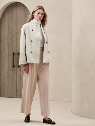 Melton Jacket | Banana Republic Factory