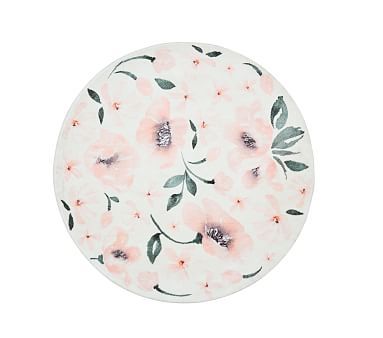 Meredith Floral Econyl Round Rug | Pottery Barn Kids