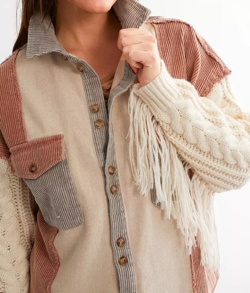 Fringe Corduroy Jacket | Buckle
