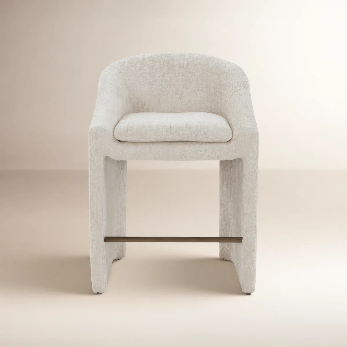 Safavieh Couture Kagan Chenille Counter Stool & Reviews | Perigold | Perigold