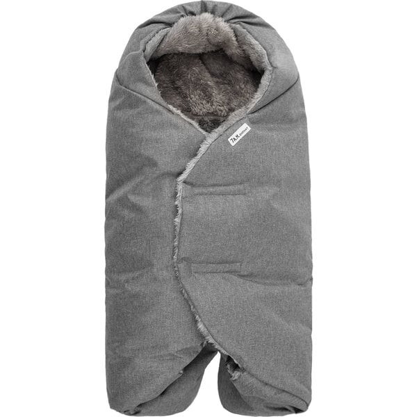 Nido Cloud Heavyweight Infant Wrap, Heather Grey | Maisonette