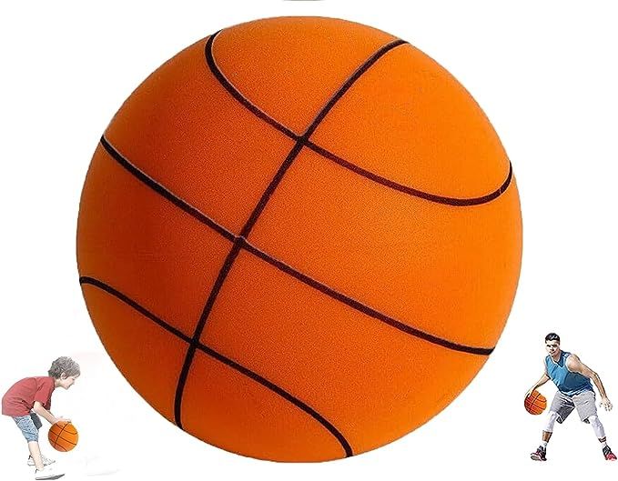 Silent Basketball, Quiet Basketball Indoor, Uncoated High-Density Foam Ball, Mute Basketball,high... | Amazon (US)